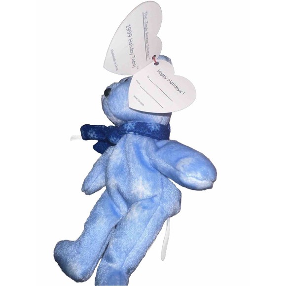 TY Christmas Jingle Beanie 1999 Holiday Teddy - Bear - Picture 4 of 10